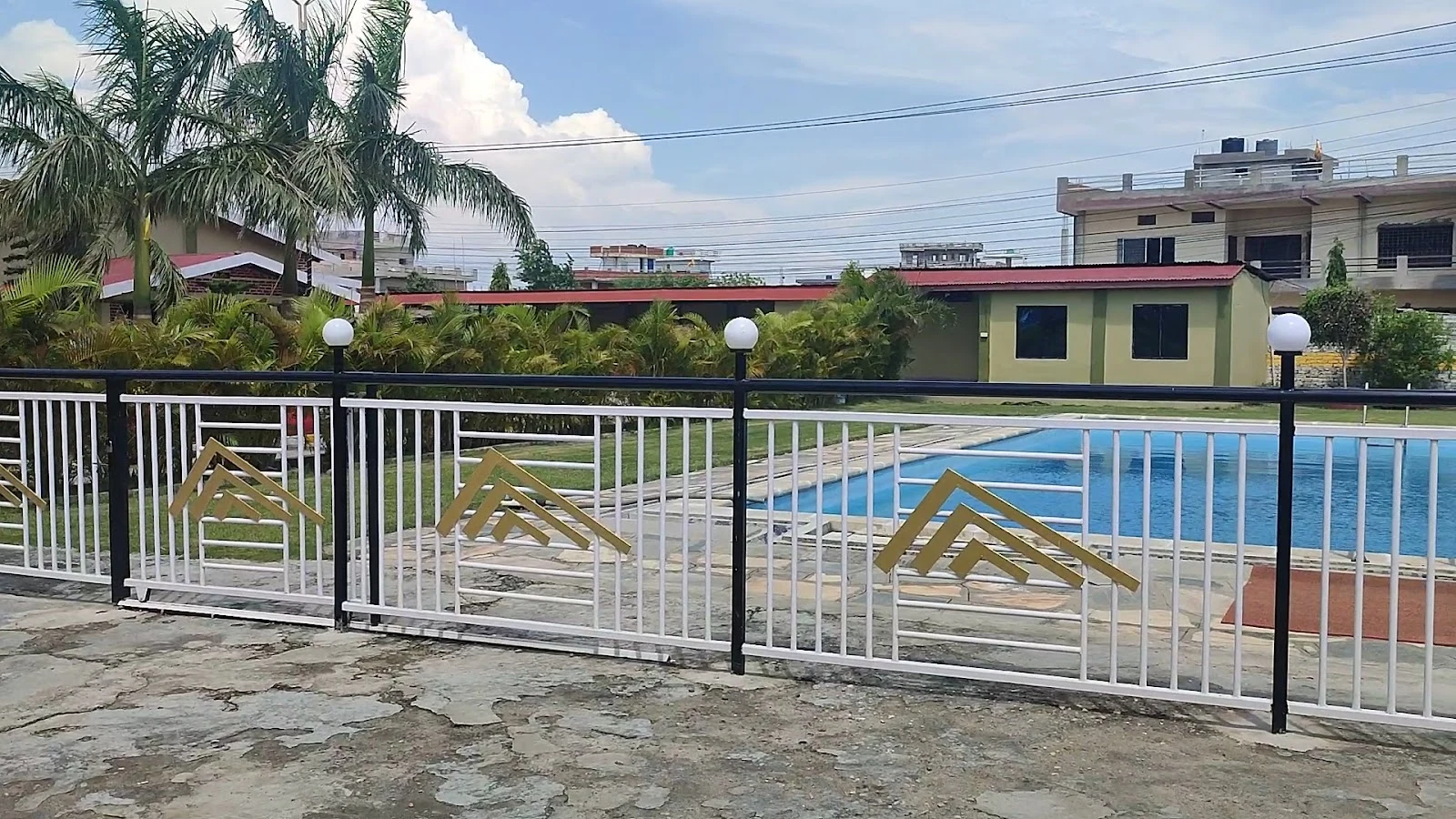 Swimming pool at Hotel Pauwa Bhairahawa in Siddharthanagar, Bhairahawa, Rupandehi.