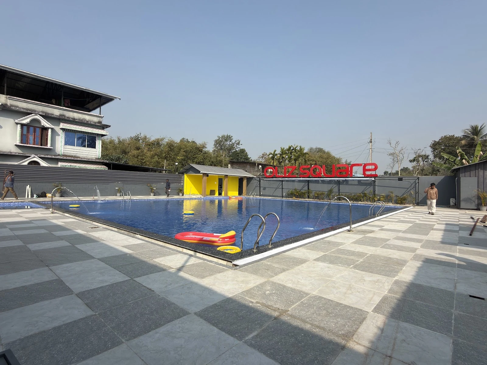 Swimming pool at OLIZ Square in Arjundhara, Jhapa.