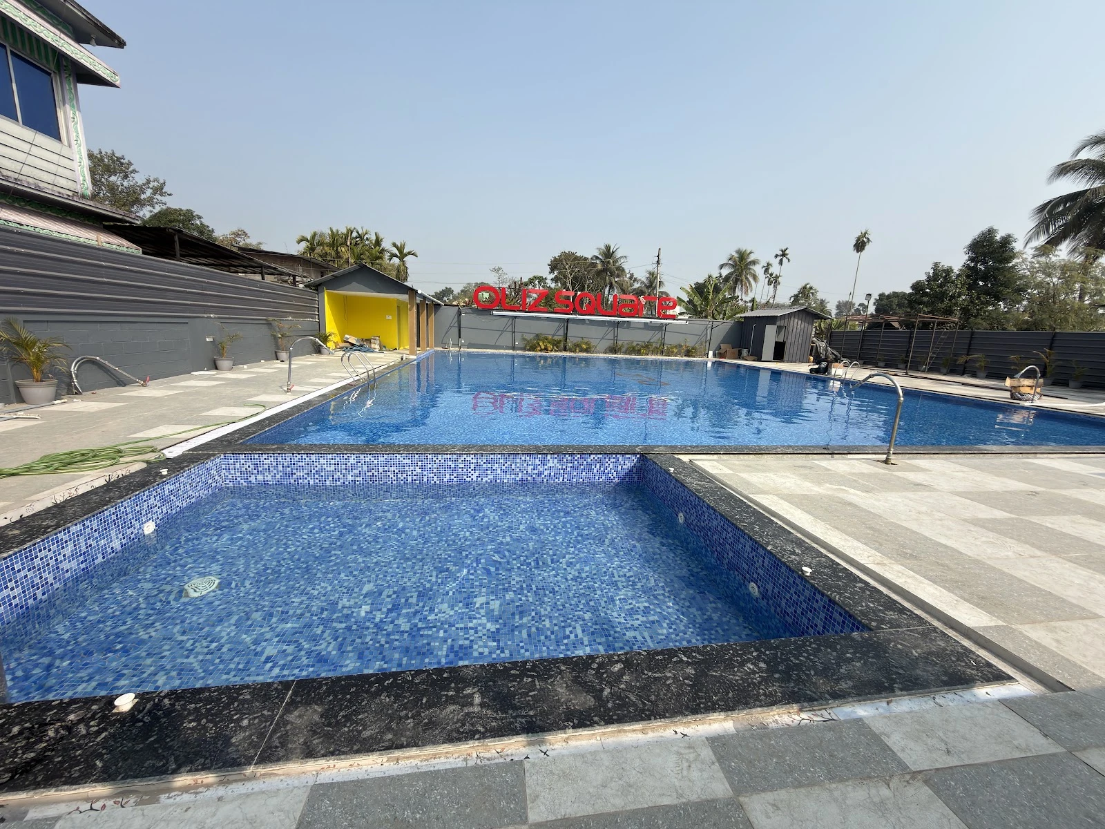 Swimming pool at OLIZ Square in Arjundhara, Jhapa.