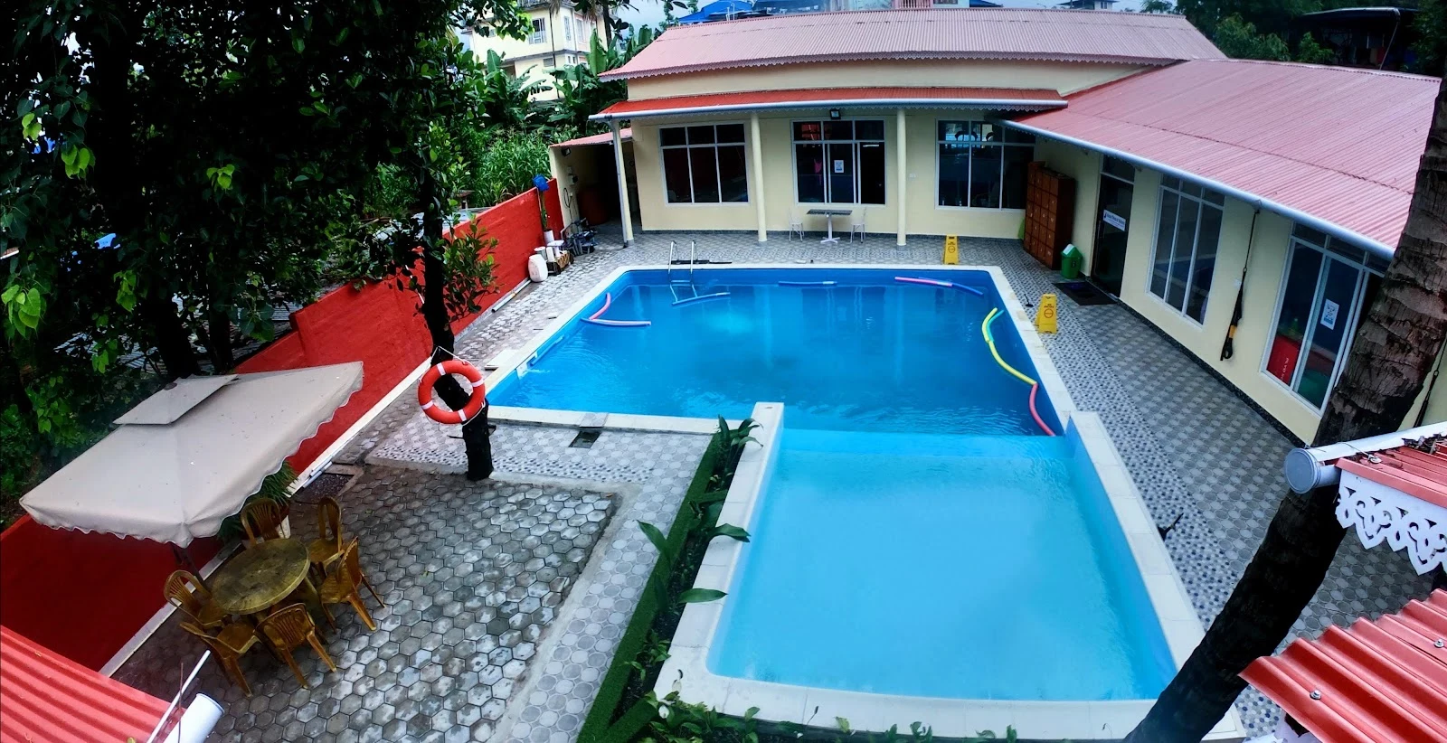 Swimming pool at Jhuna’s Fitness and Wellness in Bikash Marg, Dharan.